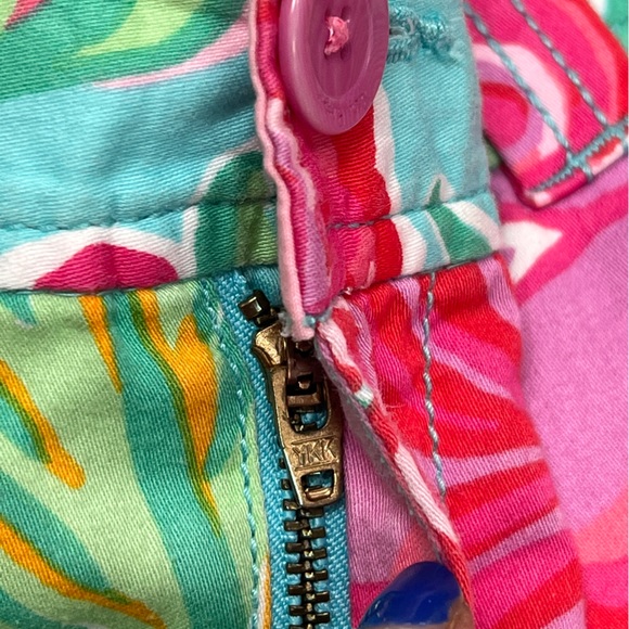 LILLY PULITZER Shorely Blue Bellini Bermuda Shorts Floral * women’s 6 ? - Picture 3 of 15